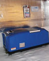 A crawl space sump pump, liner, and dehumidifier installed in Falmouth
