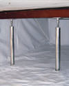 a crawl space repaired with crawl space jack posts and a crawl space liner for a home in Sanford