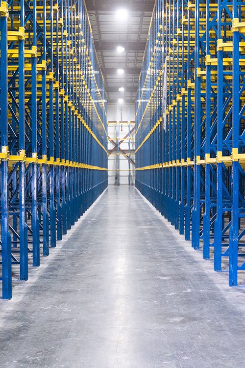 Sinking Slab in Warehouse