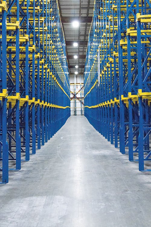 Sinking Slab in Warehouse