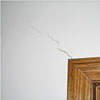 wall cracks along a doorway in a Westbrook home.