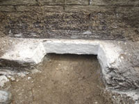 Preparing the foundation footing for a home foundation repair in Scarborough