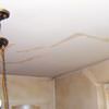 Drywall cracks in Lewiston that were poorly patched and repaired.