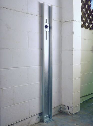 Channel Wall Anchor System To Repair Collapsing Foundation Walls In Portland Bangor Rochester Maine Channel Wall Anchor System To Repair, Best Way To Anchor Basement Walls