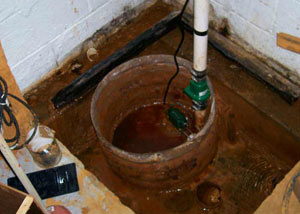 Extreme clogging and rust in a Saco sump pump system