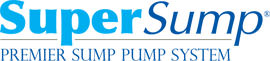 Logo for our SuperSump® Pump System, available in Lewiston and other parts of Maine