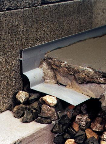 below foundation slab drain system for installing a French drain in Caribou